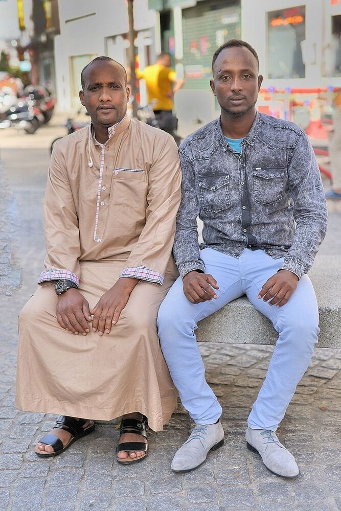 Portraits of the Arab district in Antwerp.