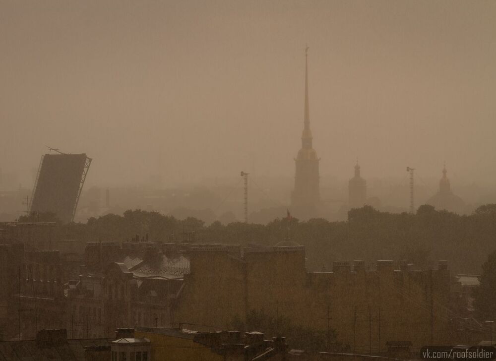 В эпицентре ливня