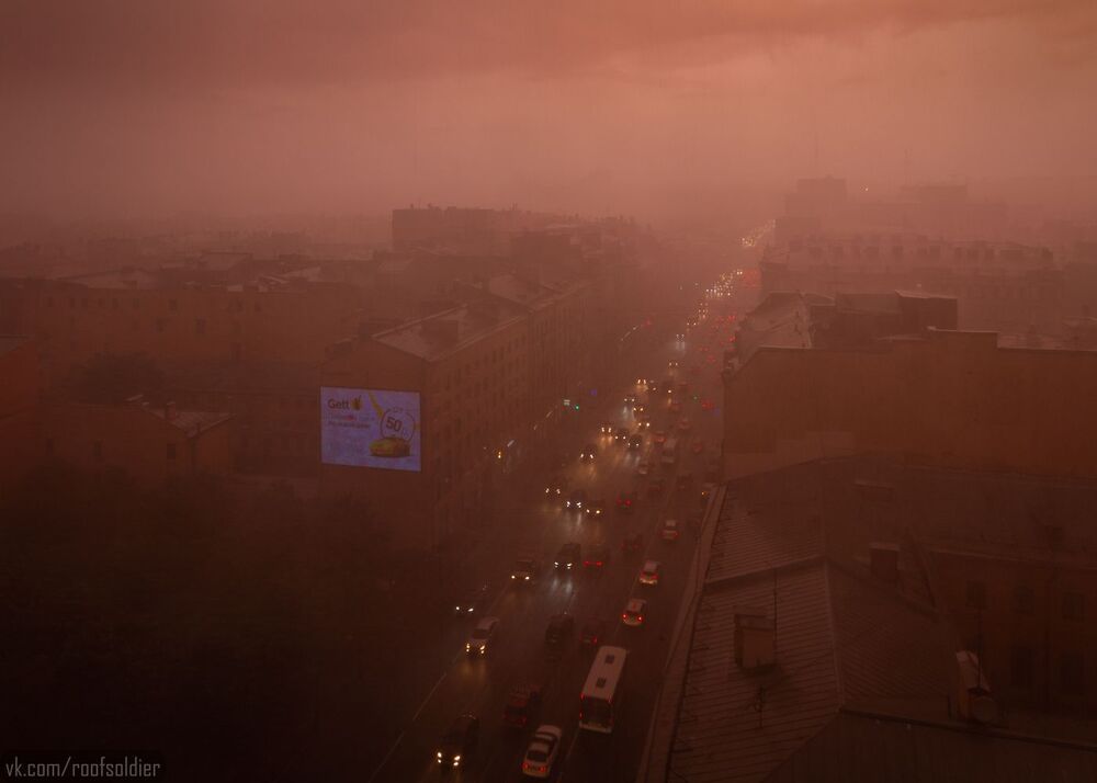 В эпицентре ливня