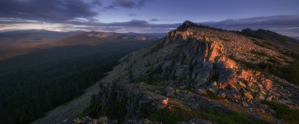 Южный Урал. Панорамы хребта Большой Сукан