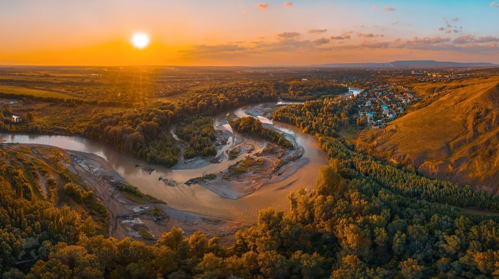 Река Кубань.