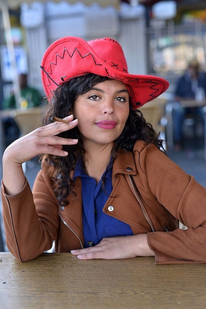 The red hat.