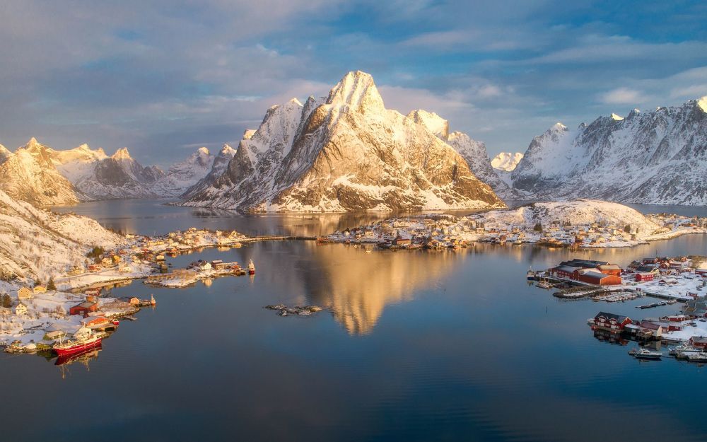 Bird's Eye View Of Norway