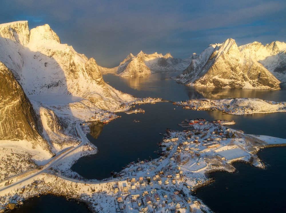 Bird's Eye View Of Norway