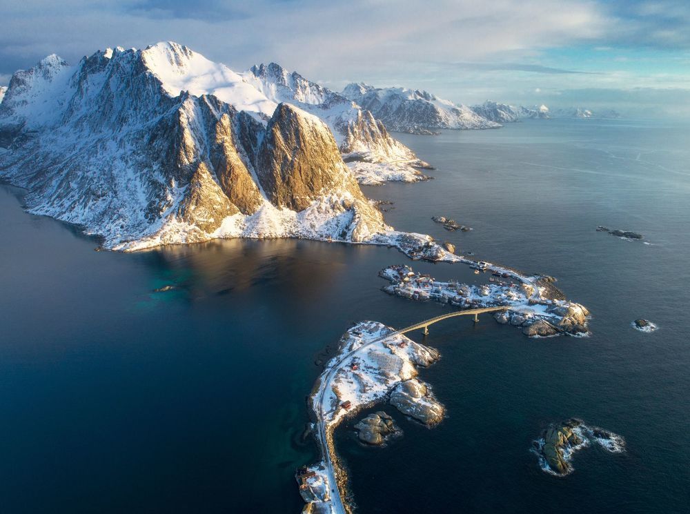Bird's Eye View Of Norway