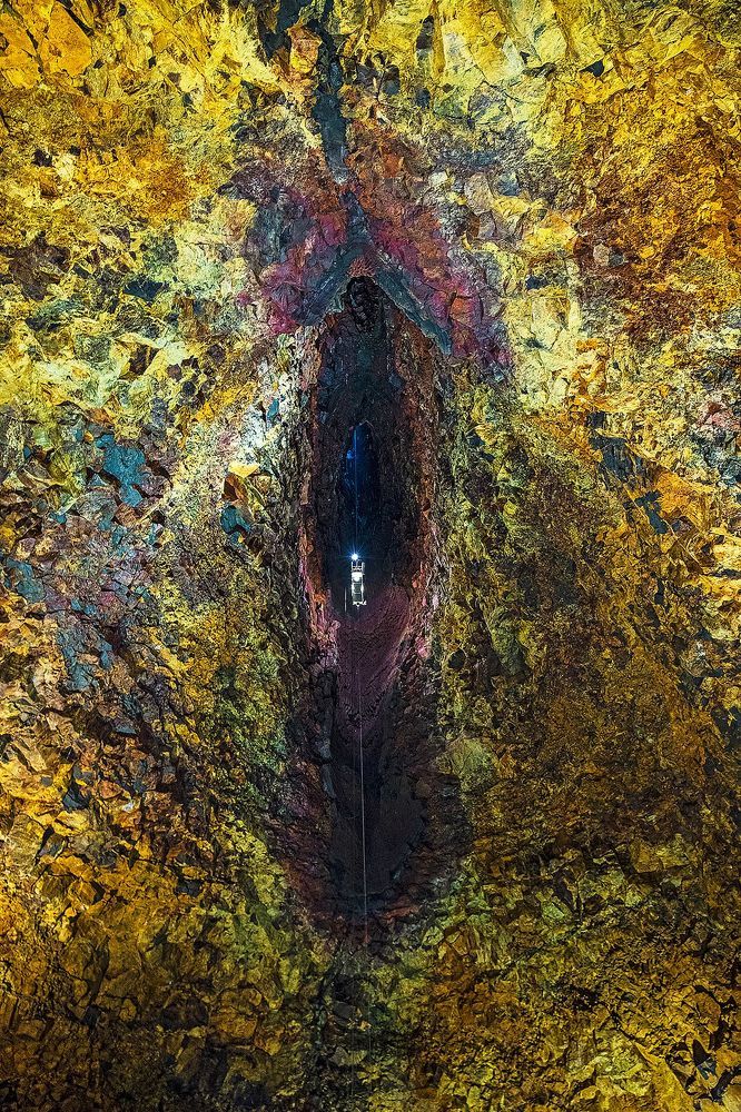 [inside the volcano]