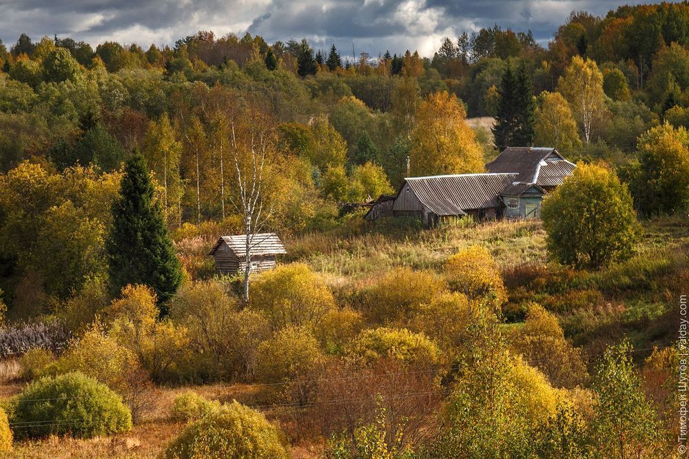 Деревенские осенние мотивы