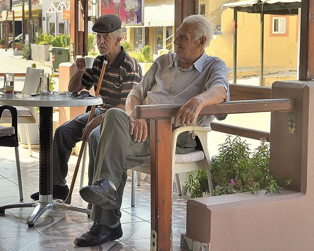 People of the Greek islands Dodekansesos.