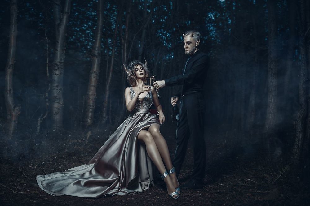 But as it turned out: Husband and Wife are one Satan