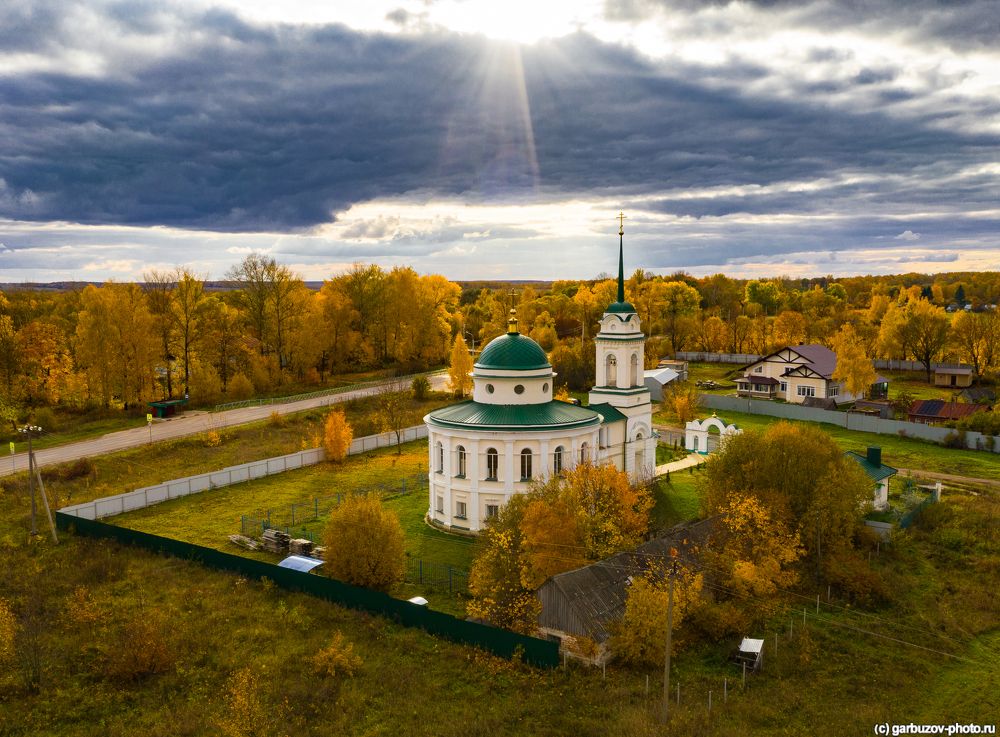 Церковь Илии Пророка. Тульская область, Одоевский район, с. Жемчужниково