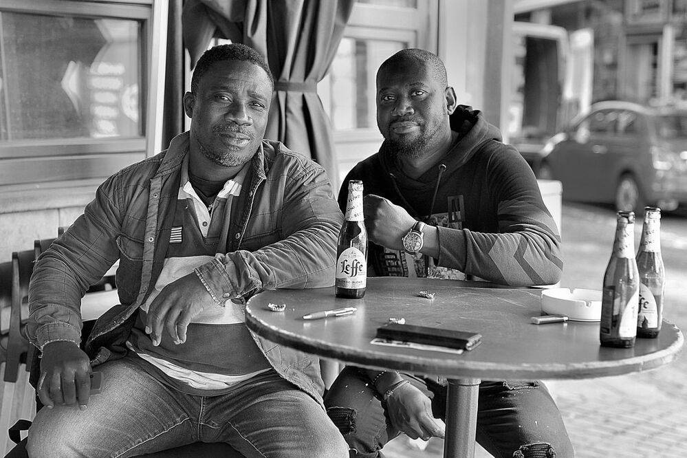 The African people of Li&egrave;ge(Belgium).