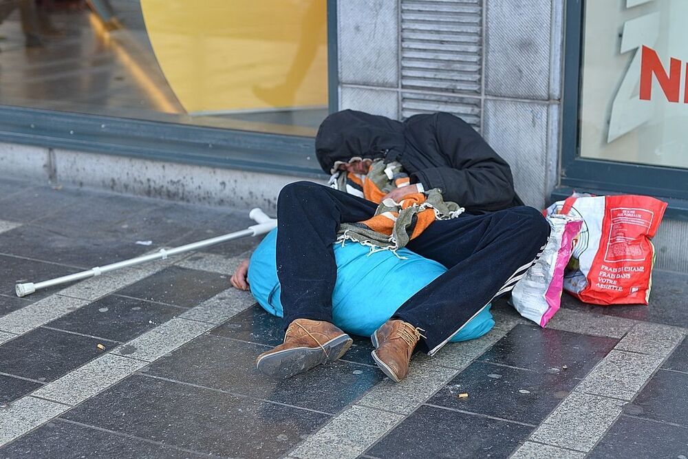 In the streets of Brussels(Belgium).
