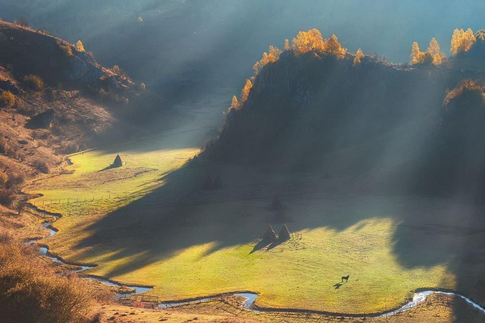 Сказочное утро в Румынии...