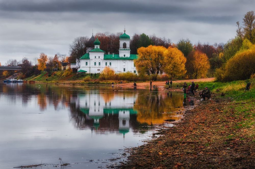 Осенние картинки Пскова