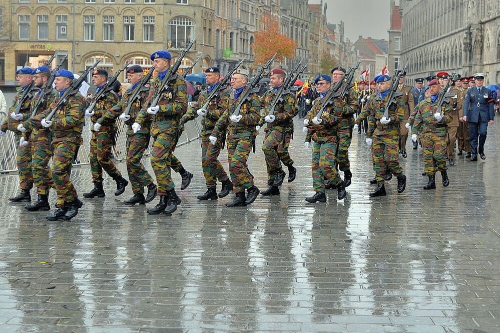 War memorial in Ypres(Belgium).