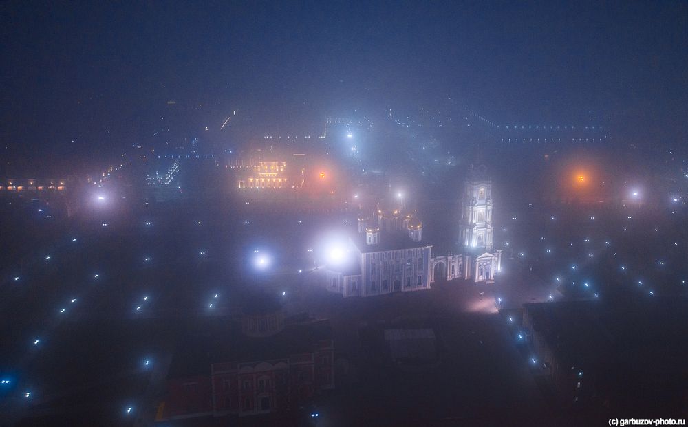 Туман в Тульском Кремле