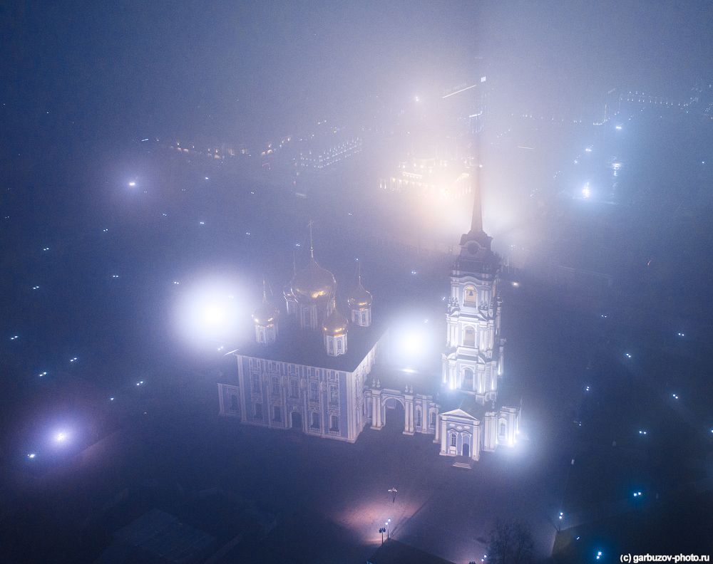 Туман в Тульском Кремле