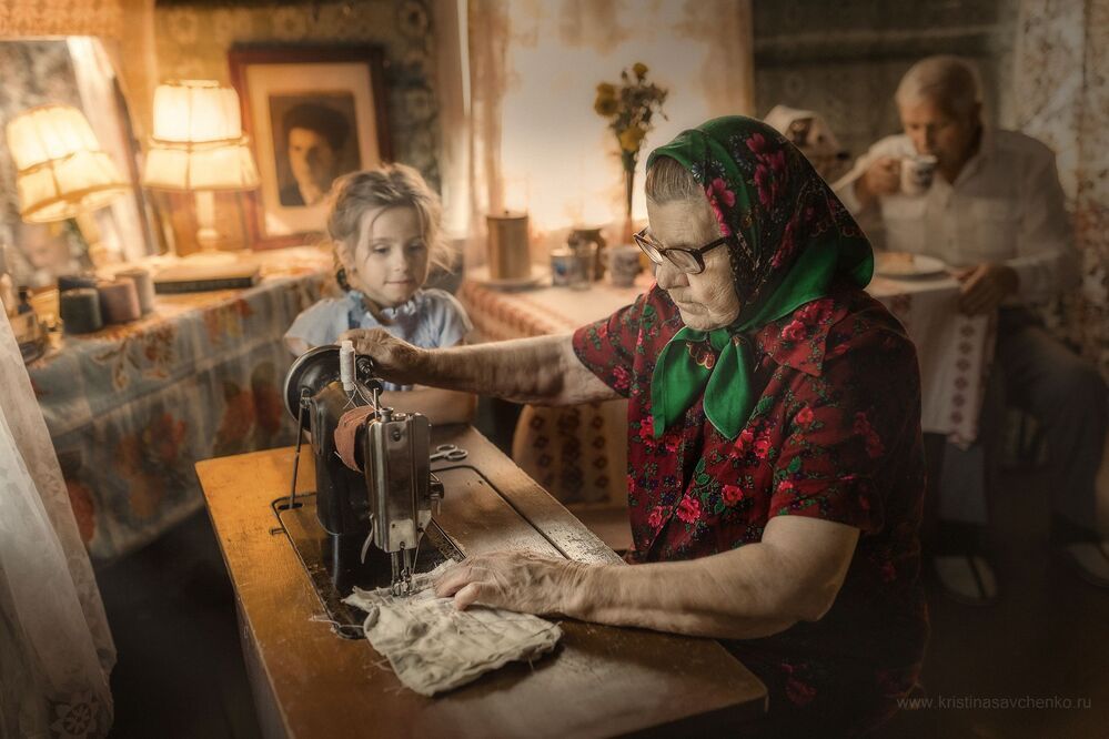 У бабушки в деревне