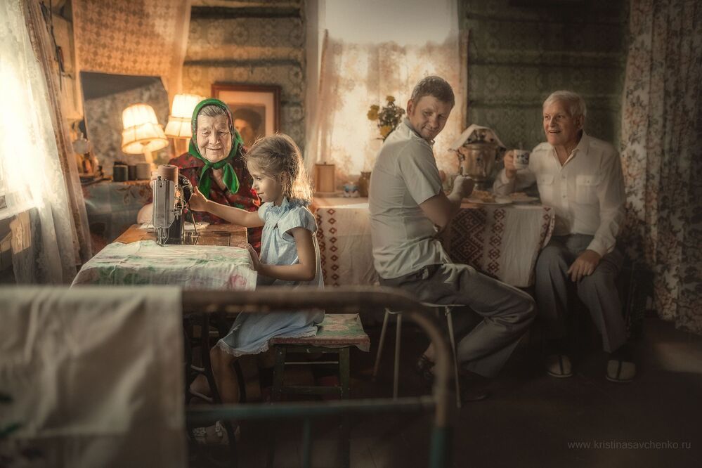 У бабушки в деревне