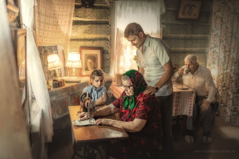 У бабушки в деревне