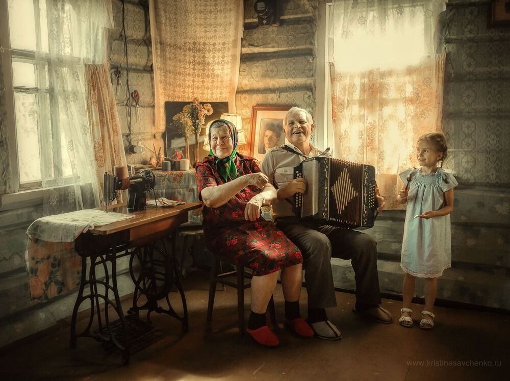 У бабушки в деревне