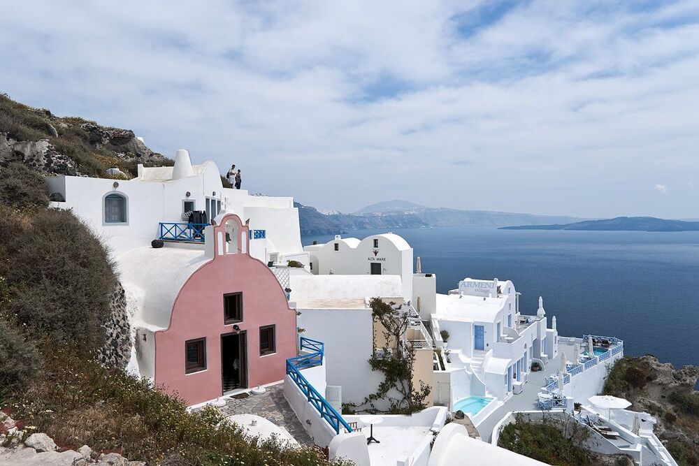&Sigma;&alpha;&nu;&tau;&omicron;&rho;&iota;&nu;&eta; - Санторини, зарисовки ...