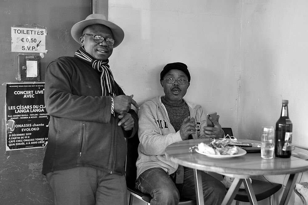 The African pubs of Li&egrave;ge(Belgium).
