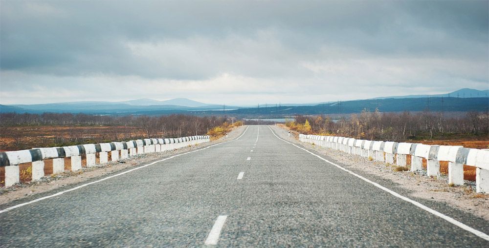 Трасса Териберка - Мурманск