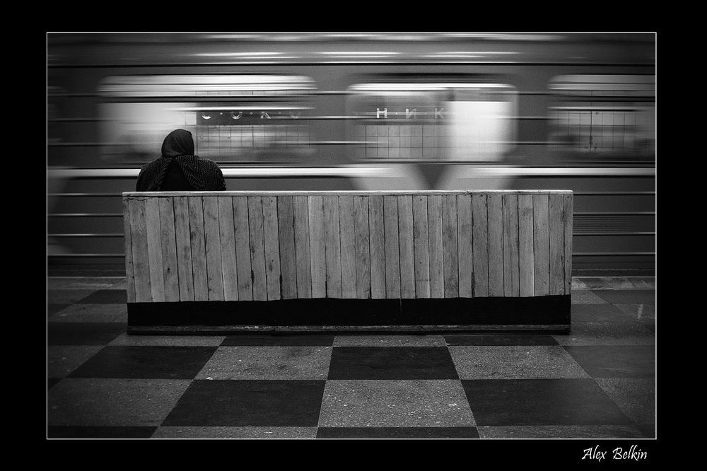 Пассажиры метро