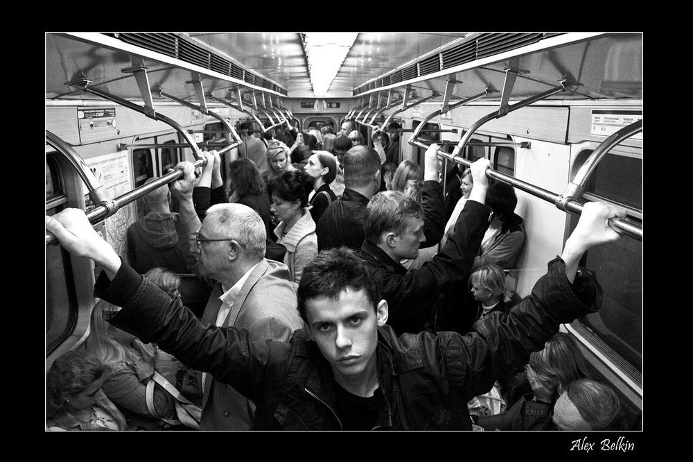 Пассажиры метро