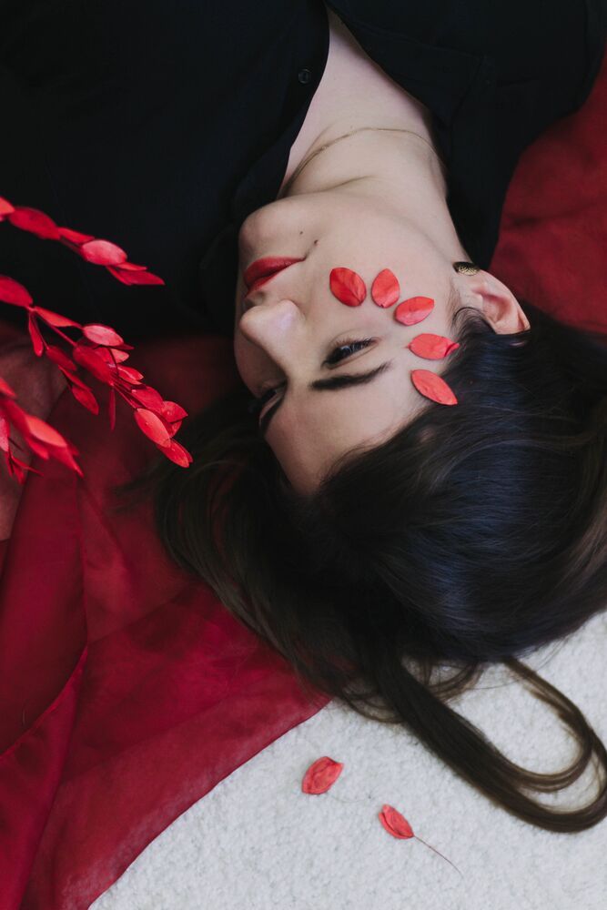 red and white