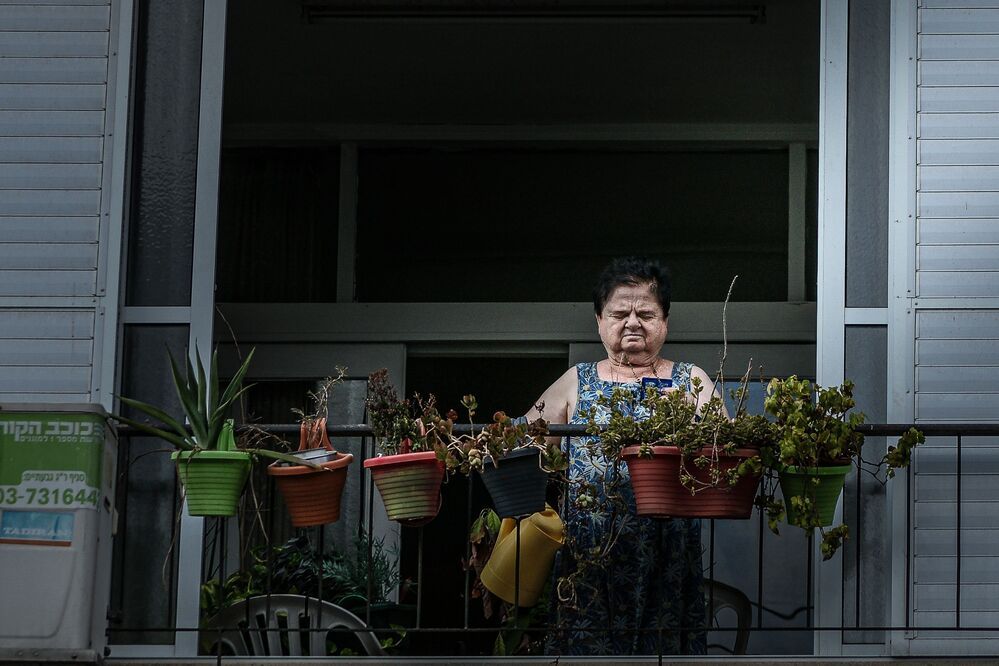 Grannies on the window