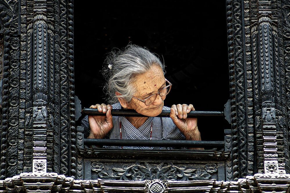 Grannies on the window