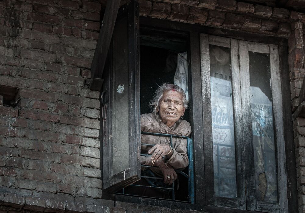 Grannies on the window