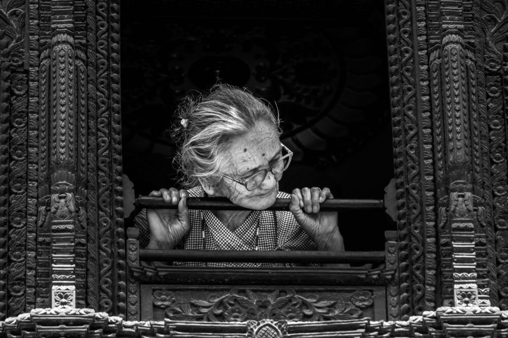 Grannies on the window