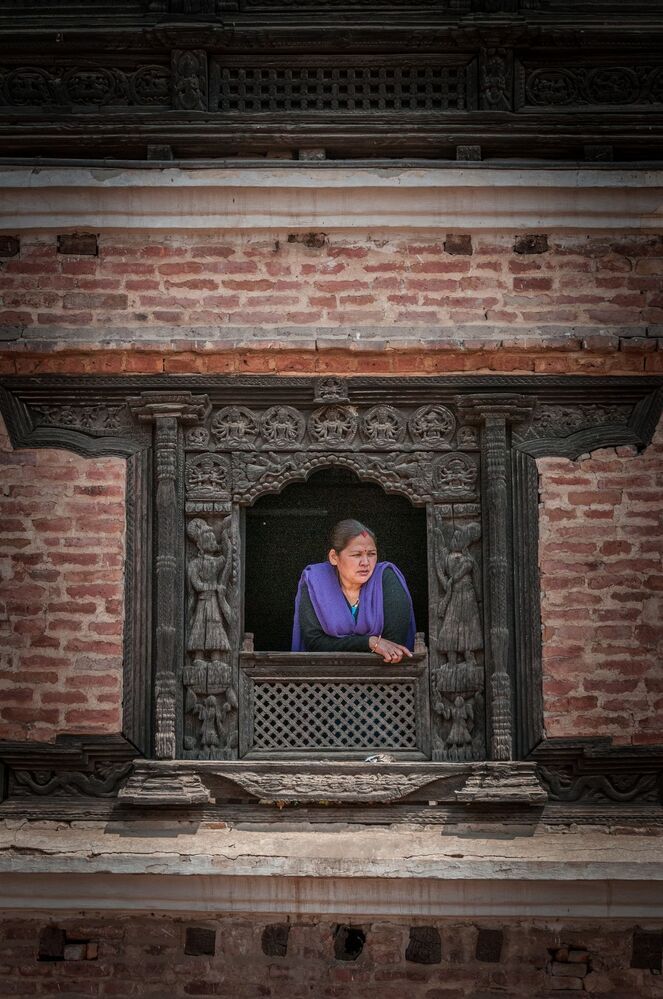 Grannies on the window