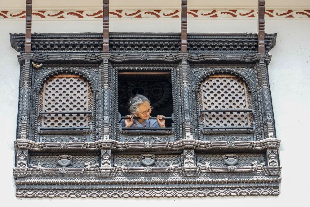 Grannies on the window