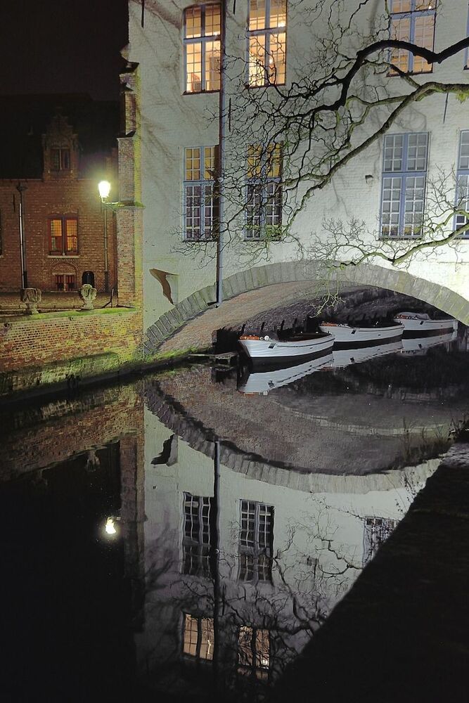 Bruges by night.