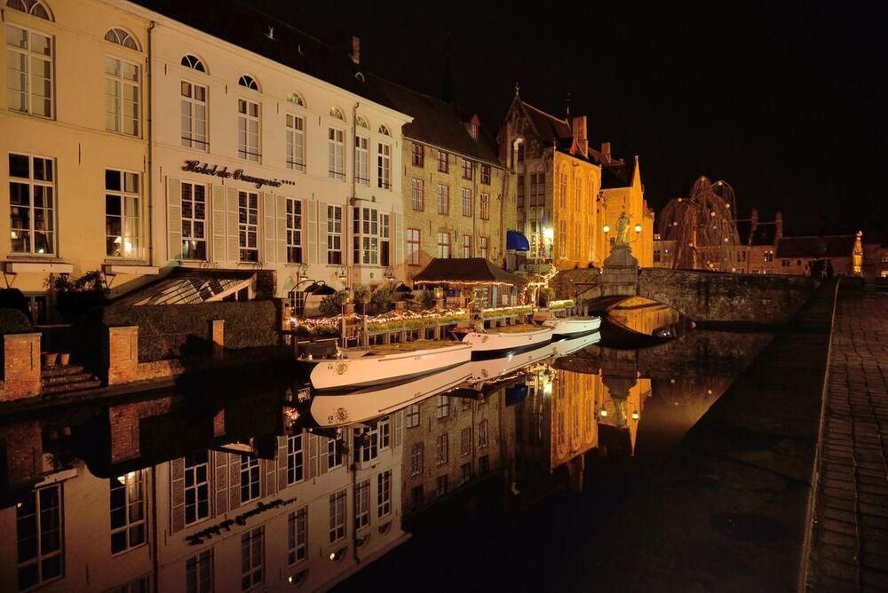 Bruges by night.