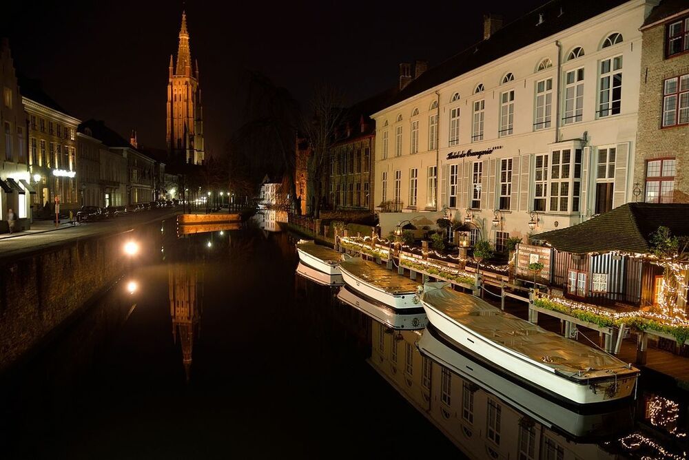 Bruges by night.