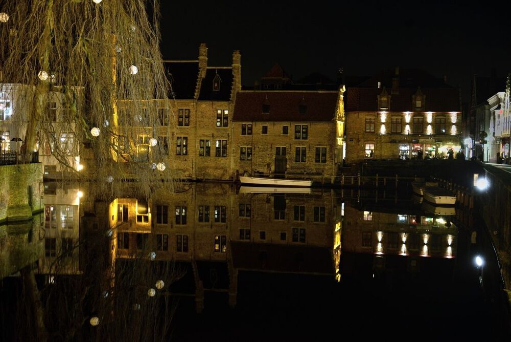 Bruges by night.