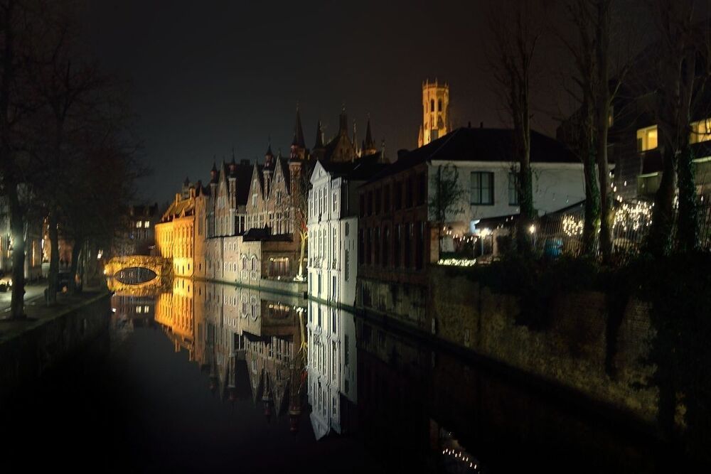Bruges by night.