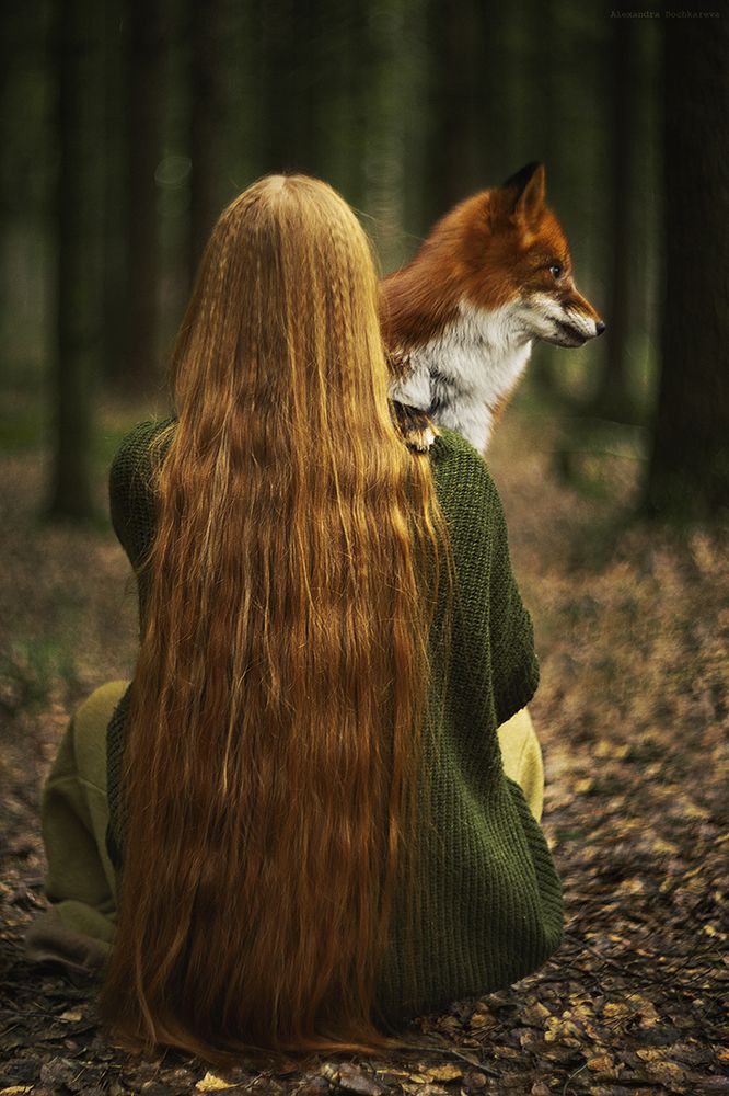 Portrait of Olga & Alice, the Fox
