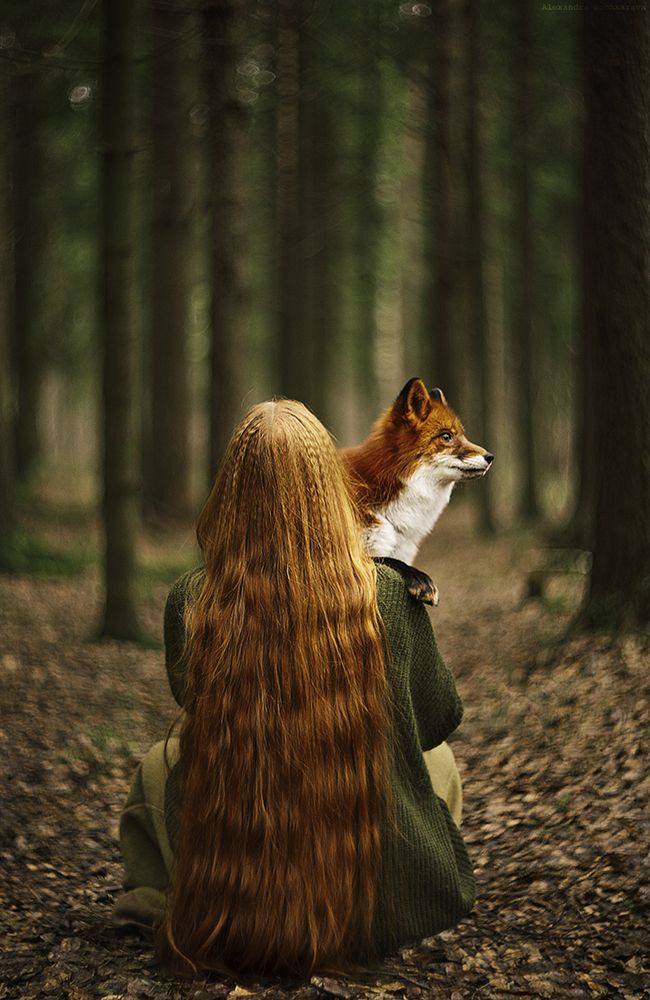 Portrait of Olga & Alice, the Fox