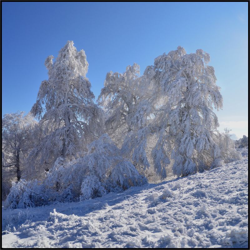 В горах Крыма зима