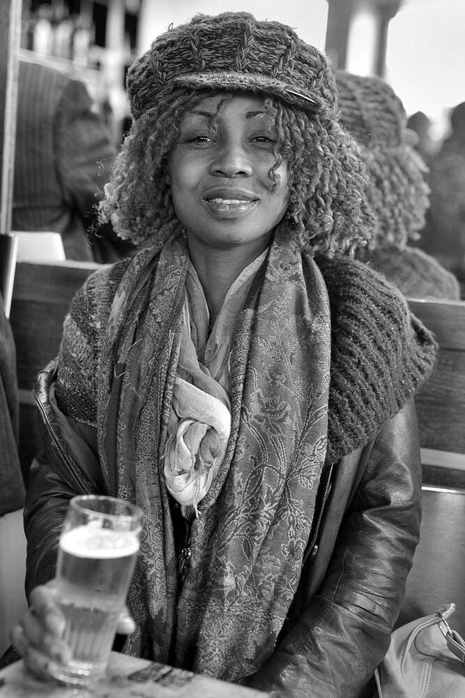 In the African cafes of Li&egrave;ge(Belgium).