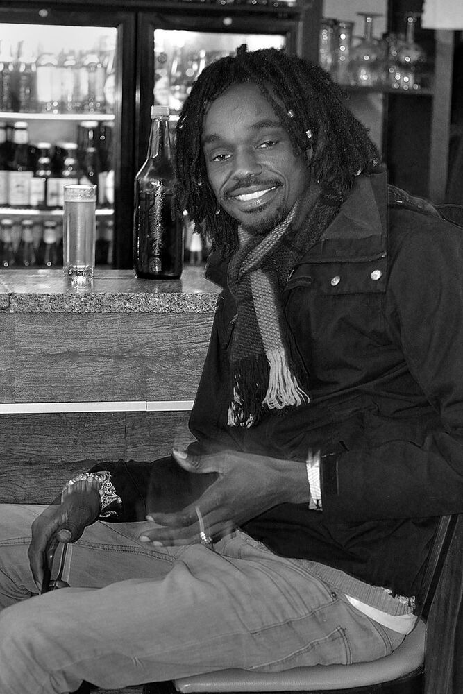 In the African cafes of Li&egrave;ge(Belgium).
