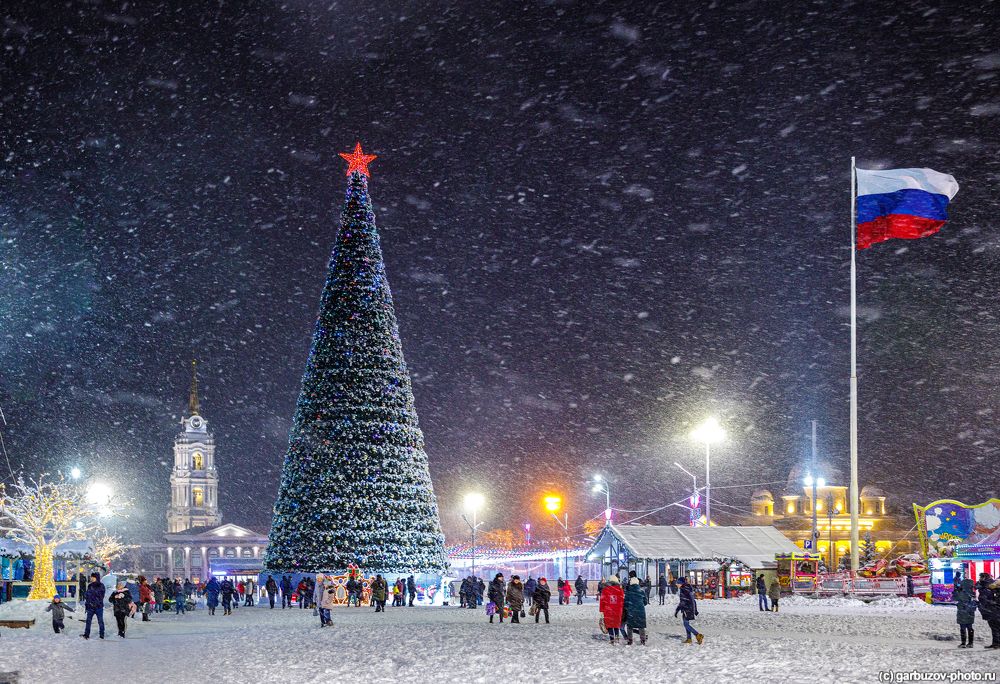 Снегопад в Туле