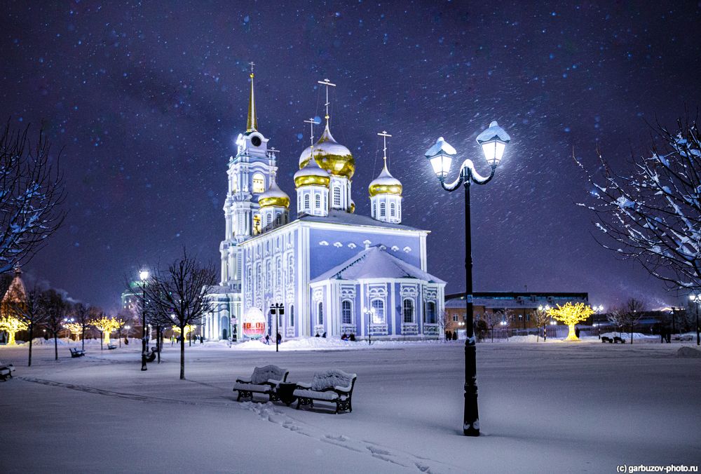 Снегопад в Туле