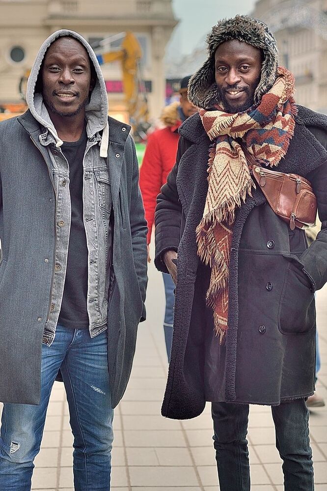 Portraits from the Matong&eacute; in Brussels.